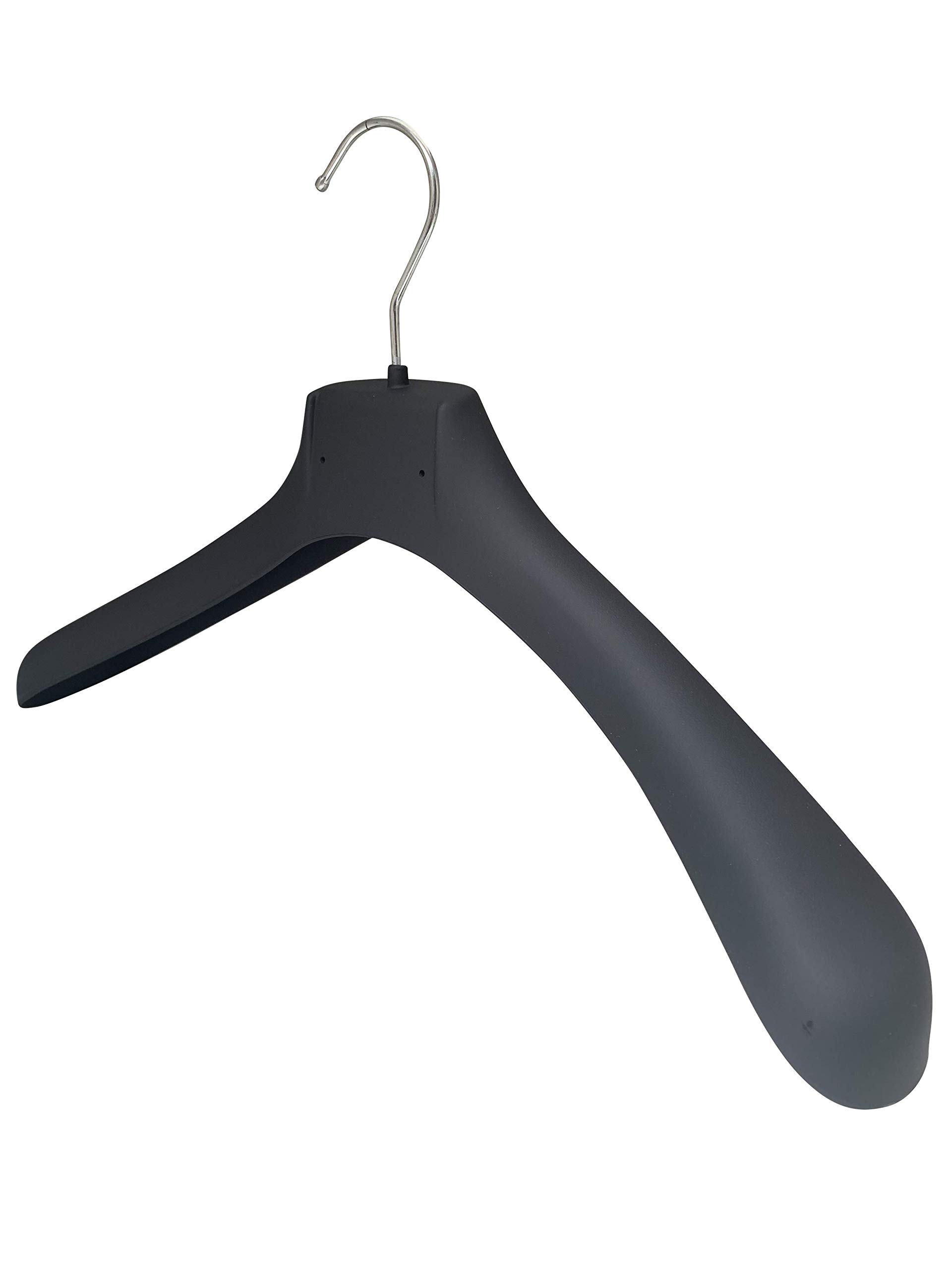 Kiroplast 10 Kleiderbügel aus Gummi, rutschfest, für Hühner und Jacken, Krücken, Gummi, extragroß, 42 cm