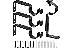 TOKPLNU Adjustable Curtain Rod Extenders from Wall