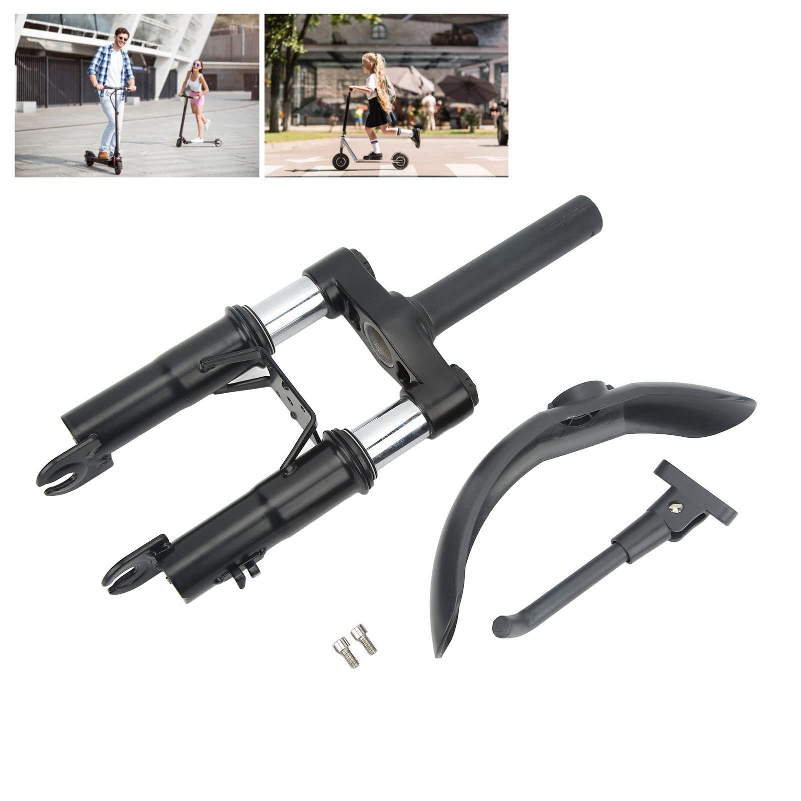 Scooter Eléctrico Horquilla Frontal, Scooter de Aleación de Aluminio Spension Switch Butk Frontal para M365 Pro 1S