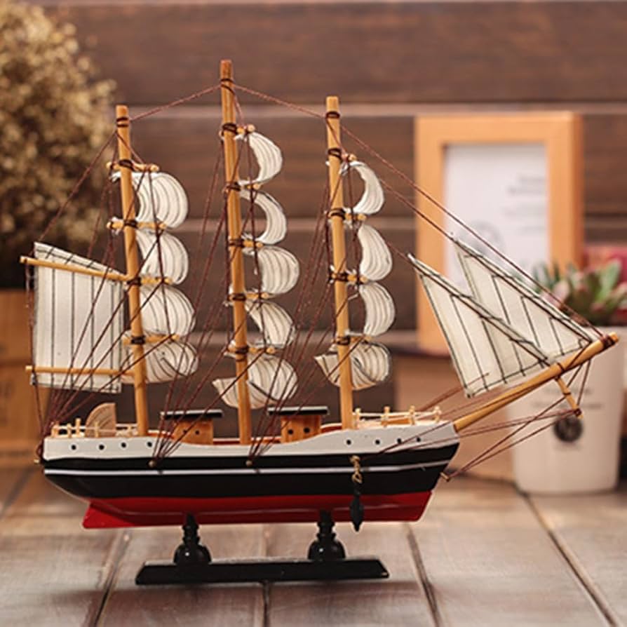 木製帆船モデル 約30cm Amazon.co.jp: Sariny 帆船模型 オブジェ 木製帆船モデル 手作り
