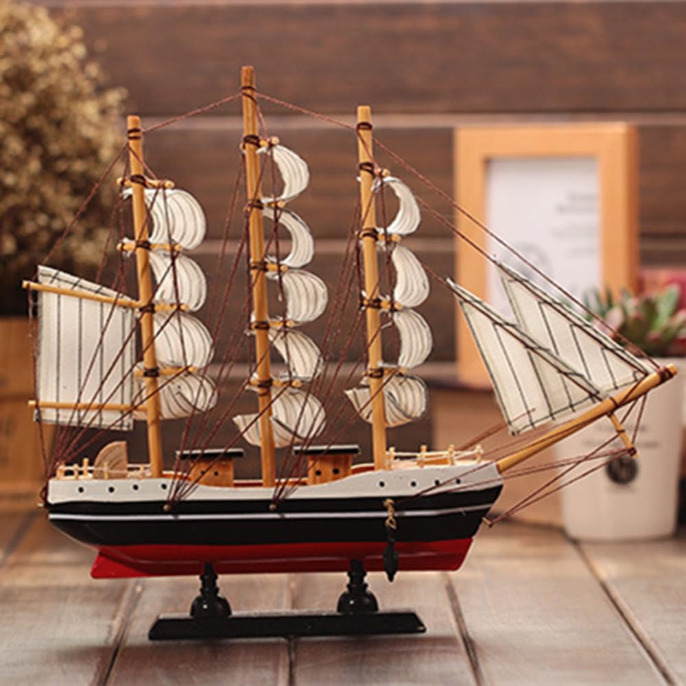 Amazon.co.jp: Sariny 帆船模型 オブジェ 木製帆船モデル 手作り