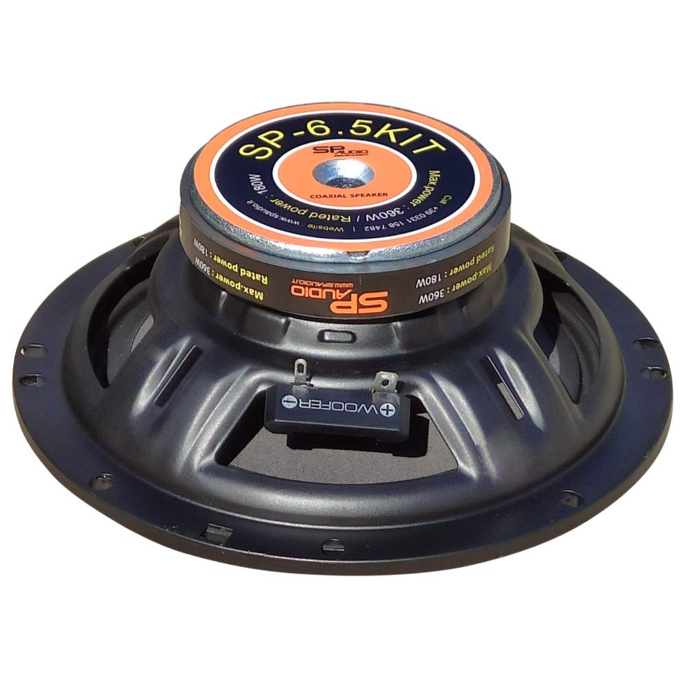 Kit Enceintes 2 Voies Alpine SXE-17CS 6.5" - 45W RMS 280W Max - Pour Portières Voiture - Paire