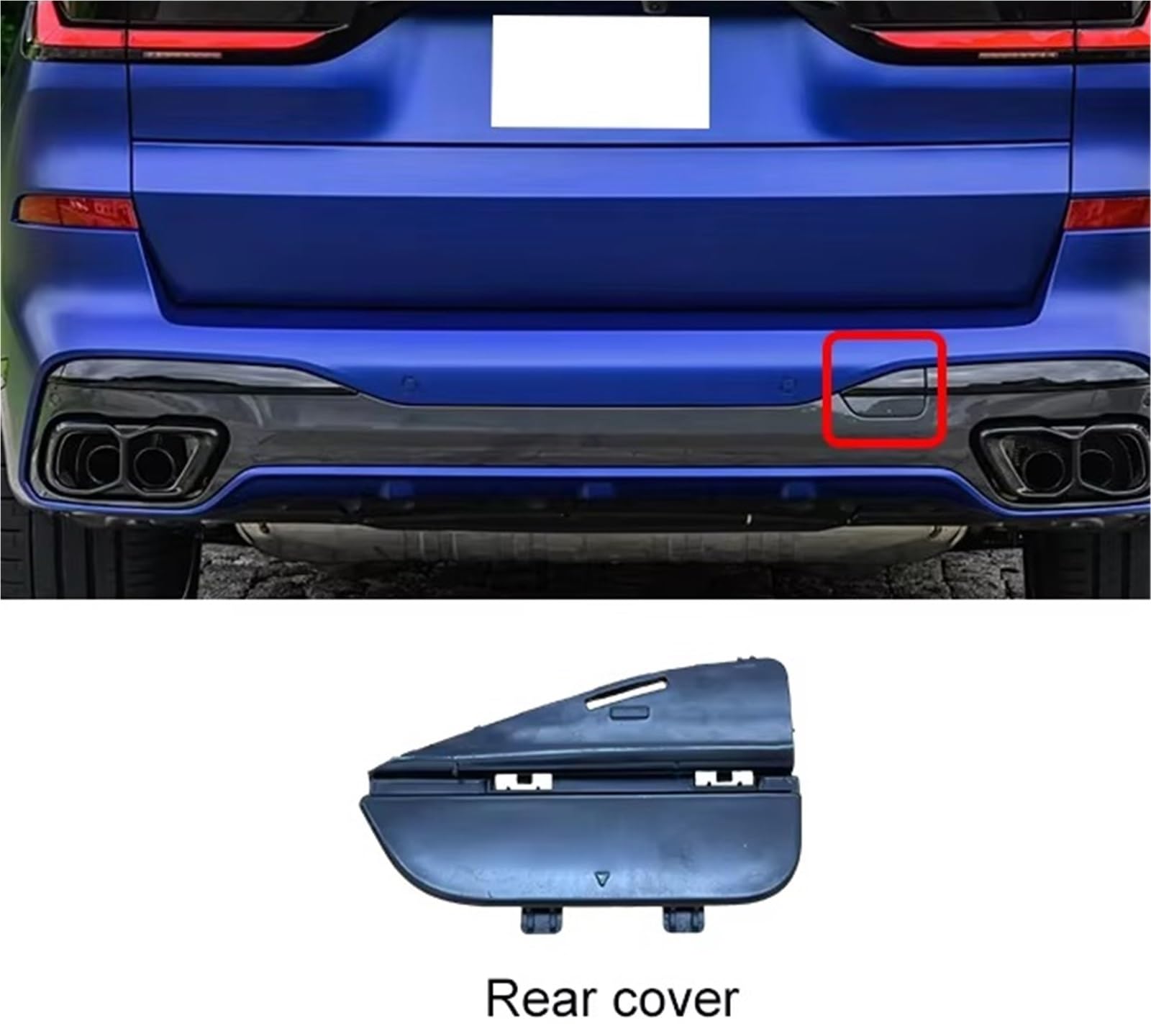 Crochet De Remorquage Compatible Avec BMW Pour X7/G07 Couvercle Crochet Remorquage Pour Remorque Arrière De Voiture 51128093923 51128069906 51128092881 51128745745