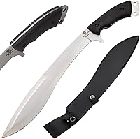 Vista 8 de Snake Eye Machete with Heavy Duty Construction-Ergonomic Non-Slip Handle and Belt Sheath for Gardening, Land-Management, Bushcraft, Hunting and