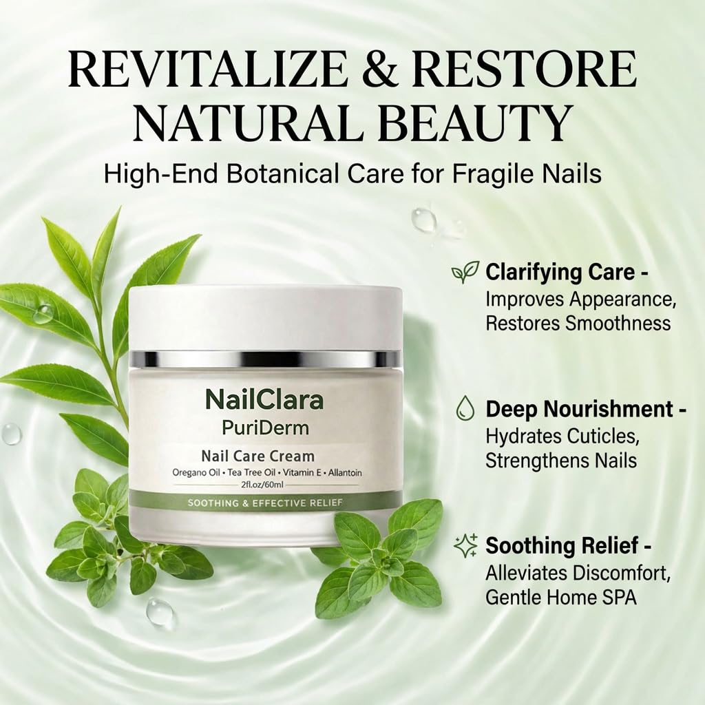 Nail Care Cream – Deep Penetrating Formula with Tea Tree & Oregano Oil,60ml