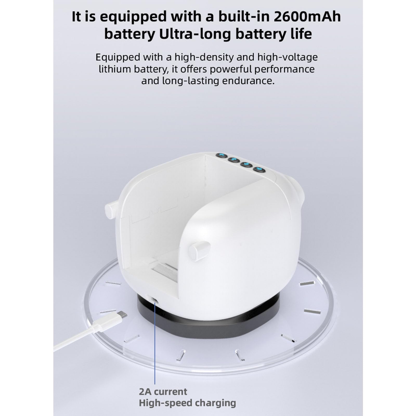 Dispenser Carte da Elettrico con Batteria, White