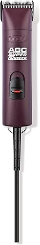 Miniatura 3 de Cuchilla desmontable de 2 velocidades Andis Ultraedge AGC, peluquería profesional para animales, Empaque libre de frustración, Burgundy