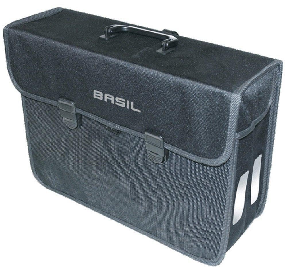 Basil 291070 - reflektierende und wasserdichte handtasche fahrradtasche hinten mit klickverschl