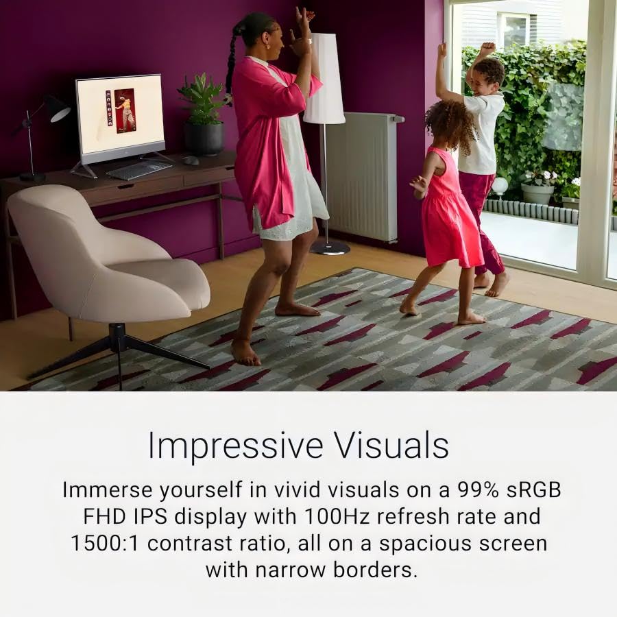 Image of Dell Inspiron 7730 All in One Touchscreen Desktop Computer, Intel 10-Core 7 150U (Max 5.4GHz), 27 inch FHD Display, 32 GB DDR5, 1 TB SSD, NVIDIA MX570A, Windows 11 Pro, Wi-Fi 6E, Wireless KB Mouse Set