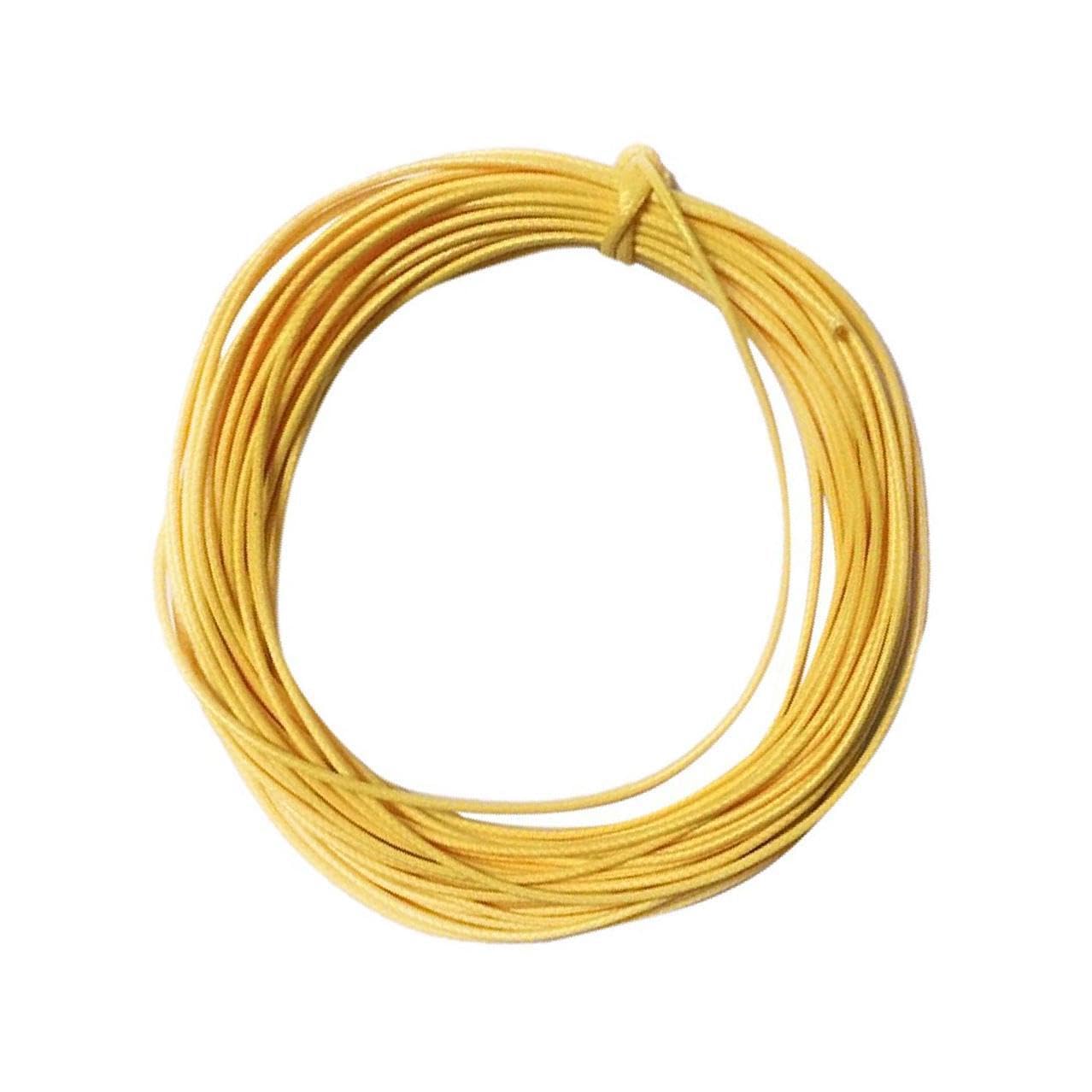 KIXZSAZ Premium 10m Waxed Nylon Cord Jewelry Making String Findings Bracelets Jewellery, Yellow, 10M