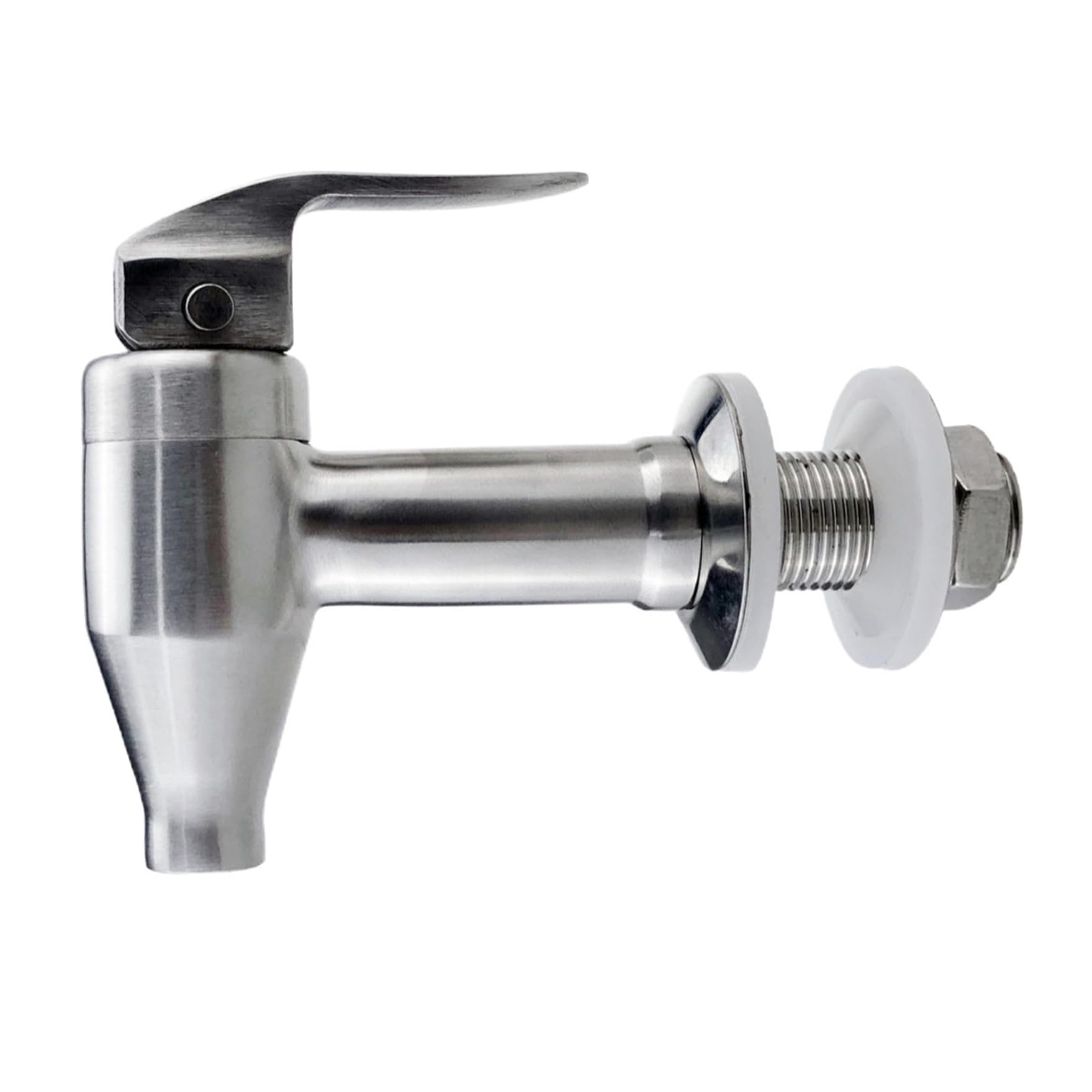 Vistnale Silver Beverage Faucet|Spigot For Beverage Dispenser, Stainless Steel Water Spout, Replacement Faucet Fits 12Mm Opening