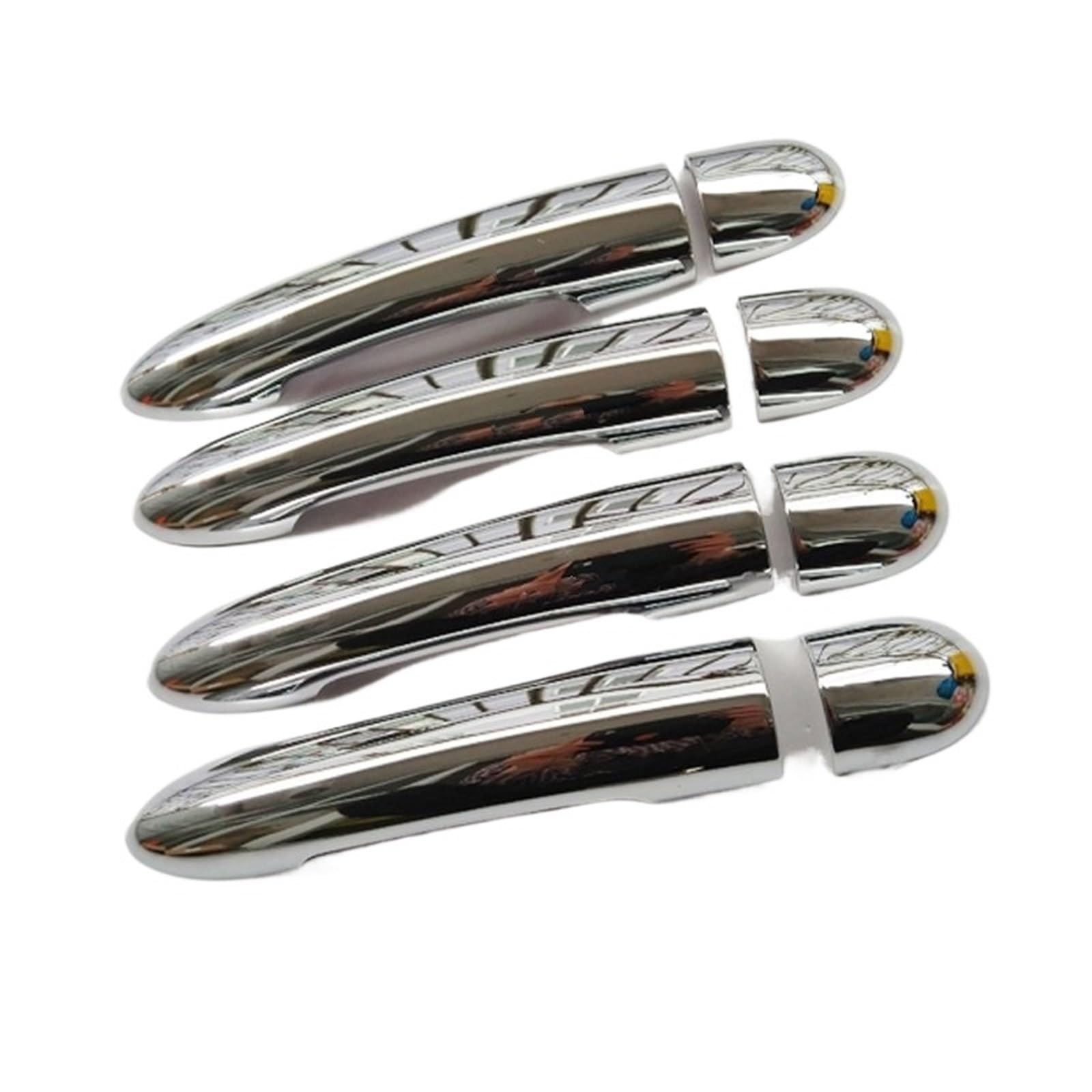 Kedfbts One Color Handle Trim Shell Compatible With For Megane For Mk2 2002 2003 2004 2005 2006 2007 2008 Chrome Door Handle Cover Trim Door Handle Shell(Kn)