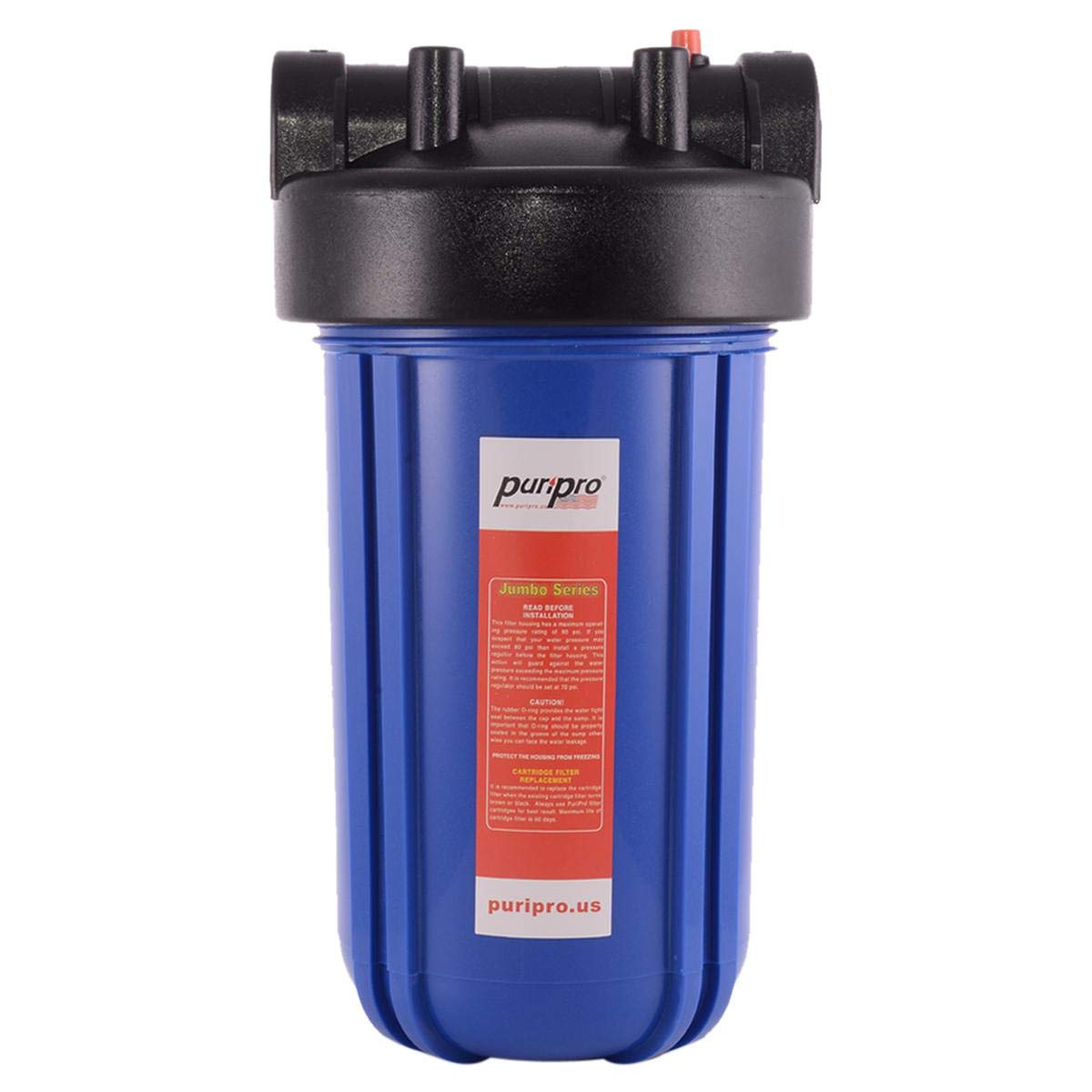 Puri Pro One Whole House Filter - -One 10" Jumbo, Blue, 1" Connection