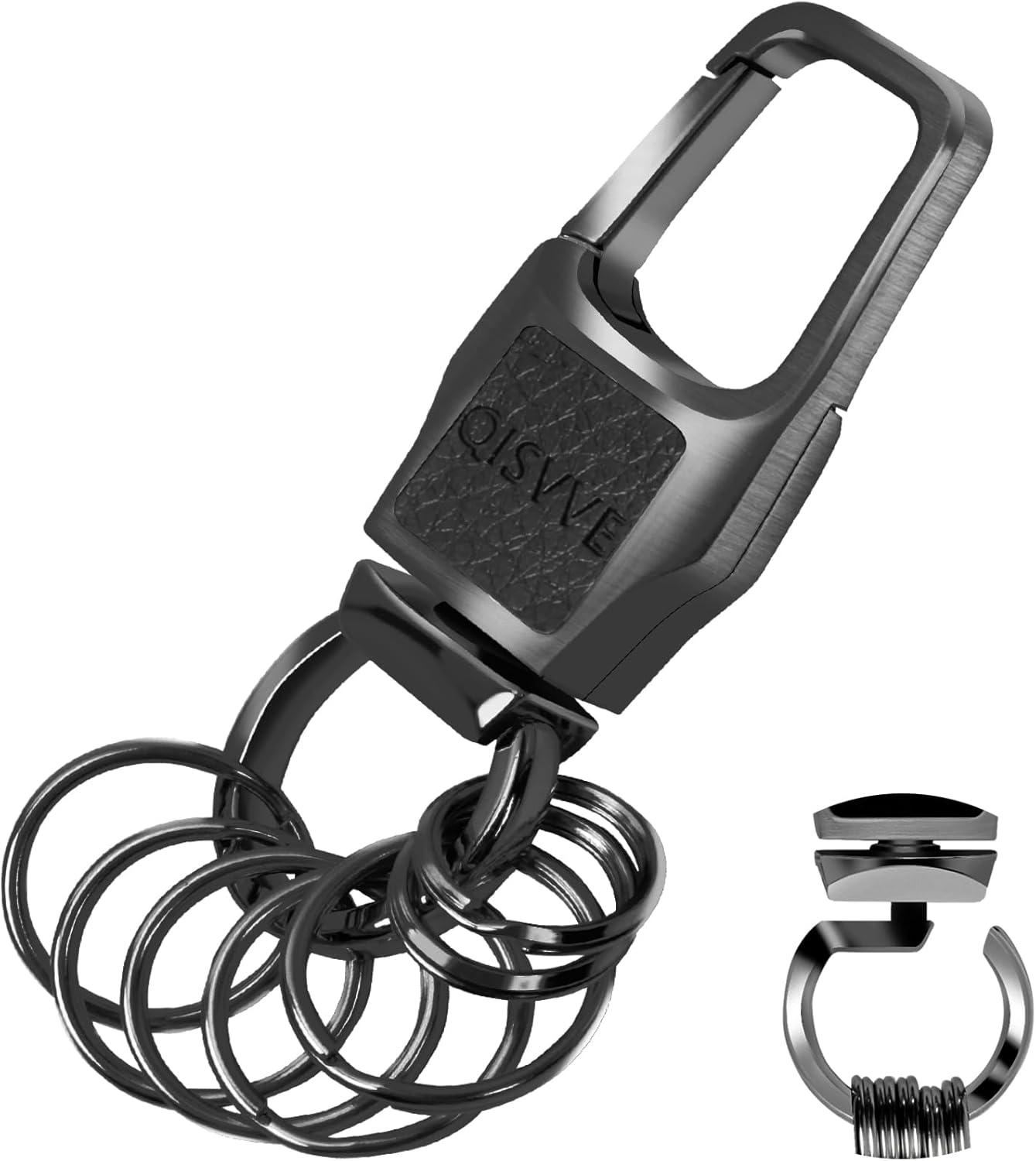 QISVVE Car Keychain Clip, Key Chain Holder Clip, Quick