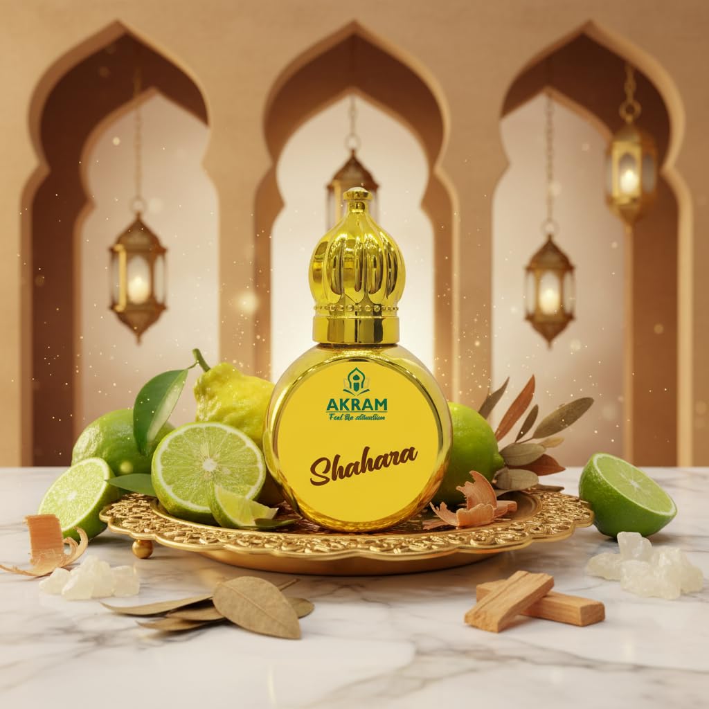 "Akram Shahara Attar Perfume | Strong & Long-Lasting | Feel Fresh with a Luxurious Fragrance | Non-Alcoholic | Unisex Roll-On Attar – 8 ml"-image-22