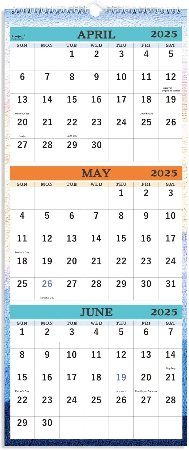 ATAGLANCE 2025 Wall Calendar, 12" x 27", Large, Vertical