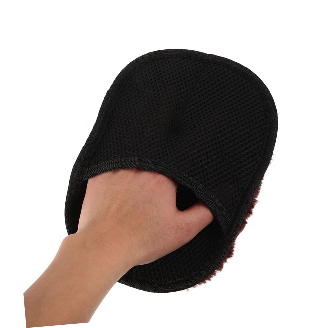 5pezzi Guanti per Lucidatura Scarpe in Finta Lana Kit Pulizia Pelle Applicazione Cera Migliorata Uso Quotidiano Viaggio Lavoro