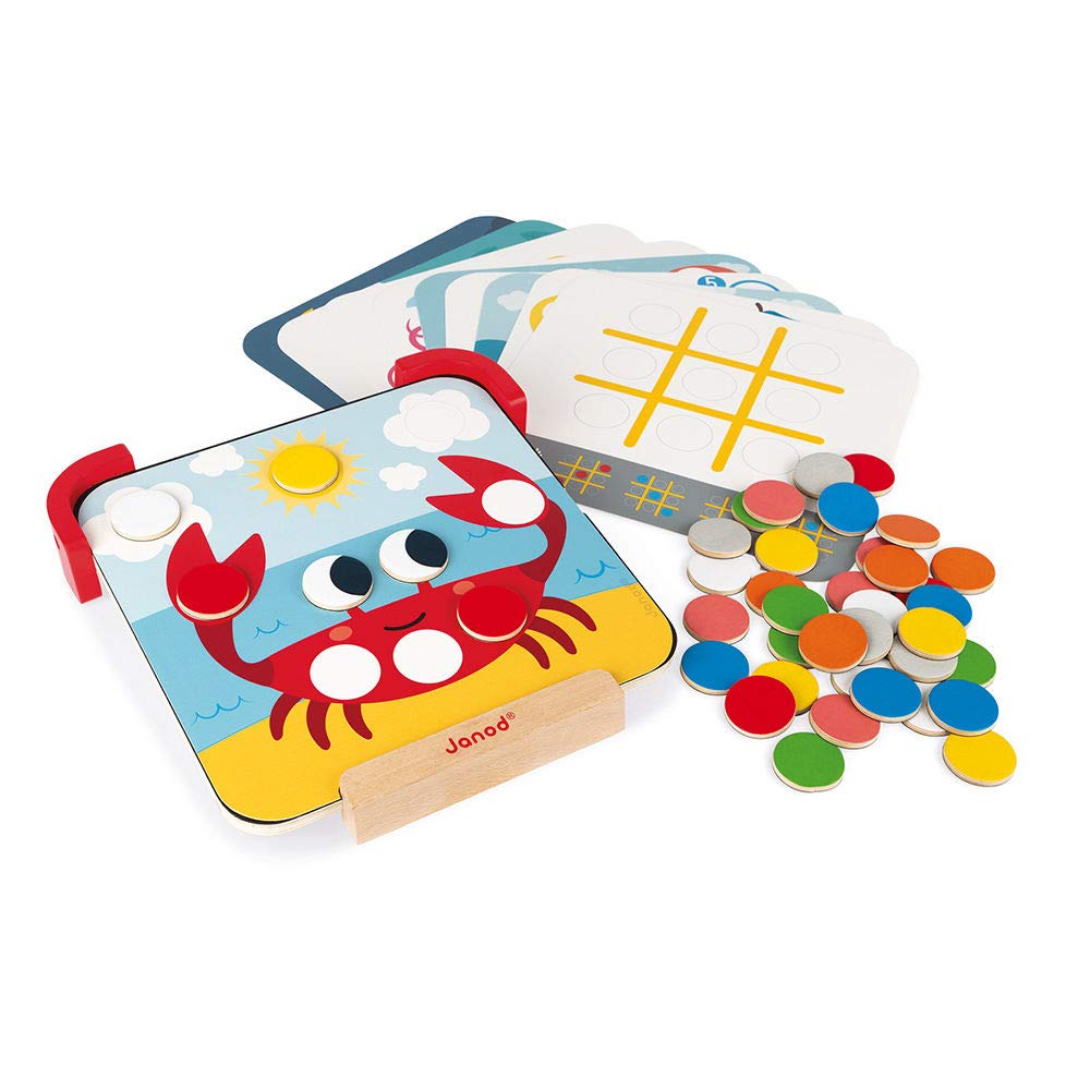 Janod - I Learn Colours - Magnetic Educational Toy - For children fom the Age of 2, J05321