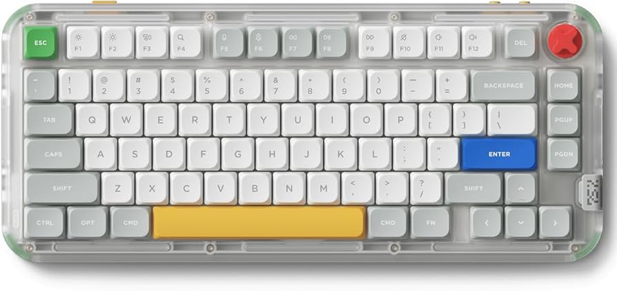 キーボード Nuphy kick75 brown nano NuPhy Kick75 Hybrid-Profile Custom Mechanical Keyboard