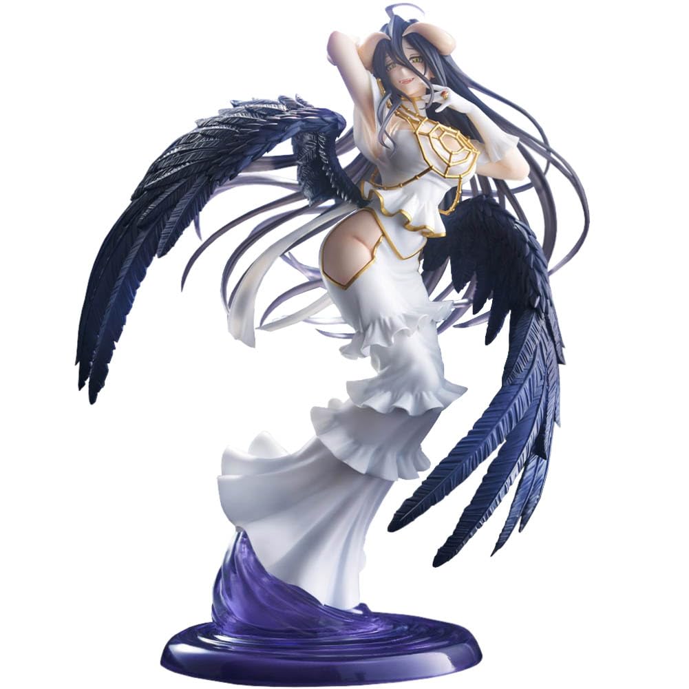 Jiumaocleu Albedo Figure Statue 29CM Anime Albedo Merch PVC Model Collectible Figurine Desktop Decoration