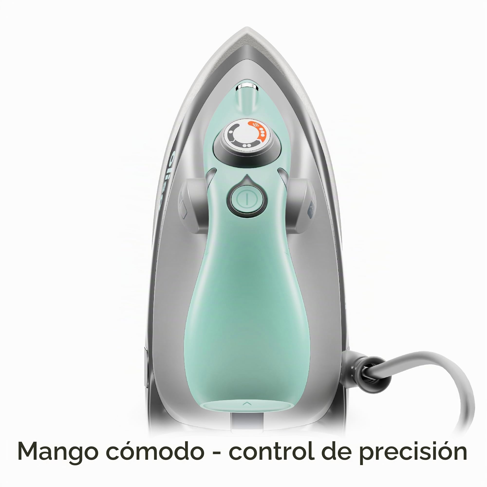 oliso M3Pro Textile Compact Plancha de vapor para proyectos textiles con reposaplanchas caliente Solemate