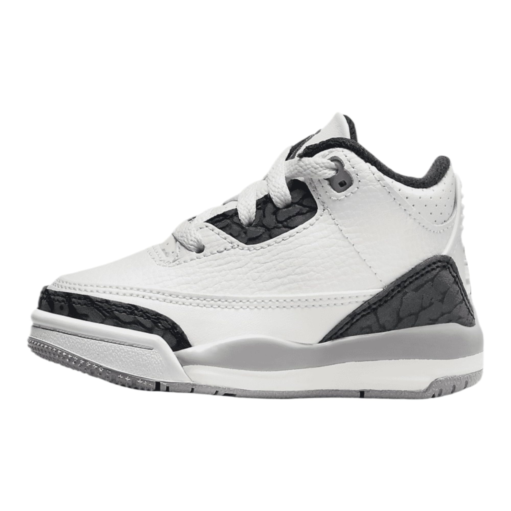 Jordan 3 Retro Baby/Toddler Shoes (DM0968-106, Summit White) Size