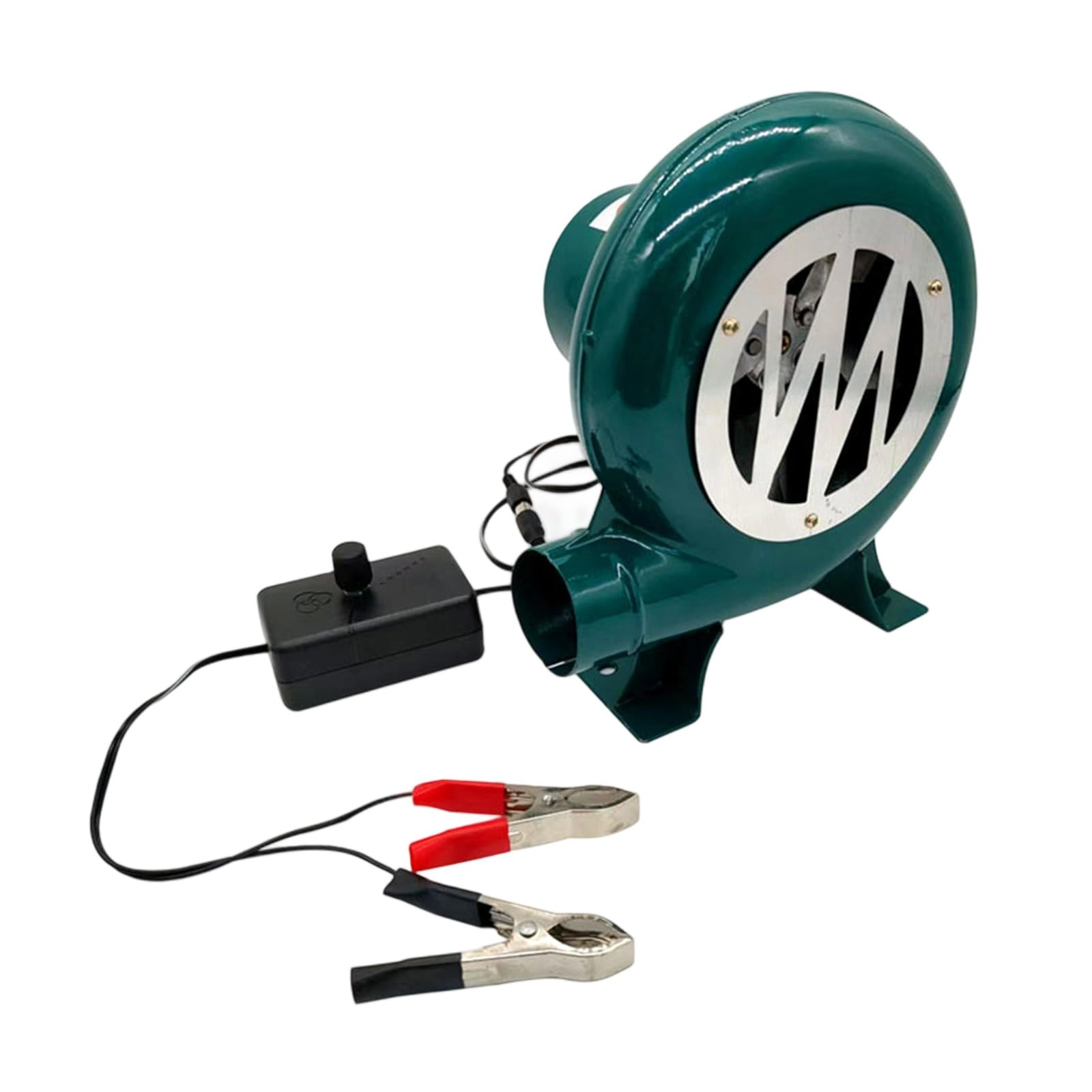 Apglsxy Multipurpose 12V 120W Camping Blower Metal Design For Electric Tricycle Barbecue Grill Enhancement Heat Boosting