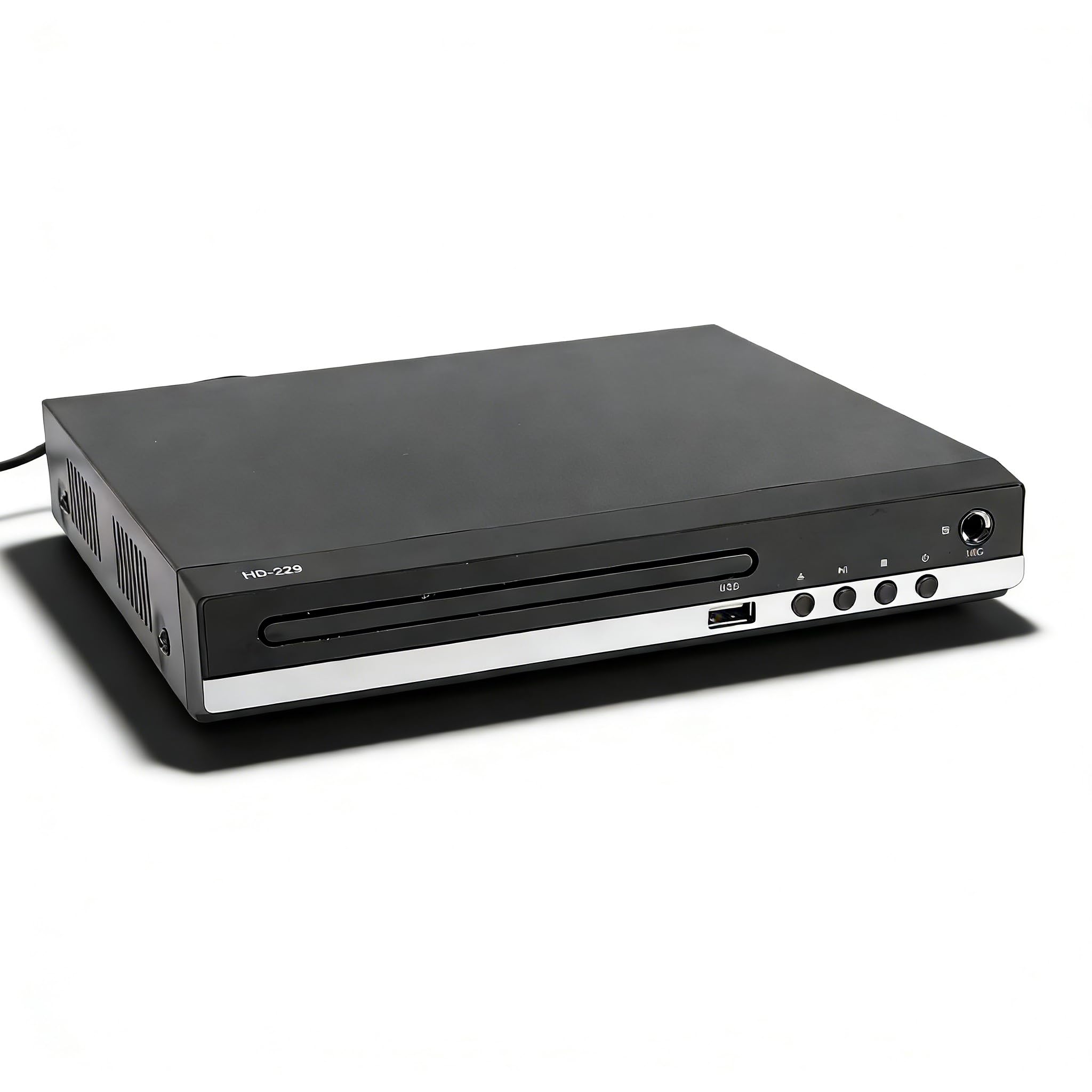 SENECESLI Odtwarzacz DVD do Telewizora, Wieloregionowy Odtwarzacz CD DVD z funkcją Skalowania do HDMI 1080P i Odtwarzaniem Przez USB Oraz Pilotem, Domowego Systemu Rozrywki Smart (wtyczka UE)