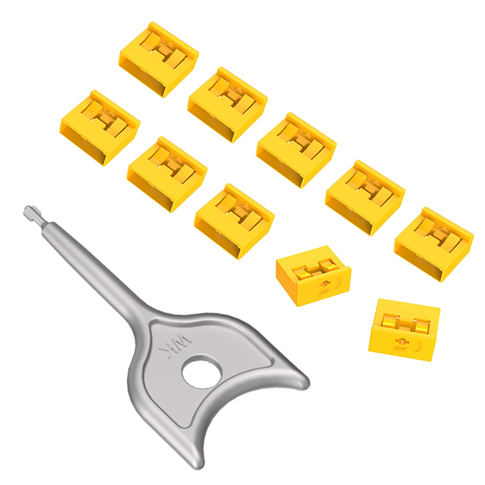 10PCS USB-A Port Blockers with 1 Keys-Removable Type-A Data Protection - Dust & Moisture Resistant Shield for Laptops, PCs, Gaming Devices & Tamper