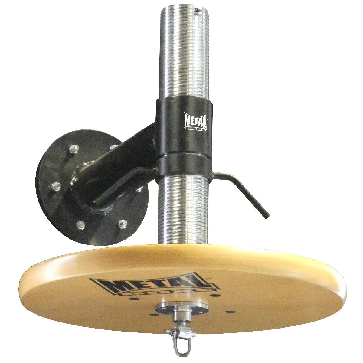 METAL BOXE Plateforme Poire de Vitesse Professionnelle à vis Equipements, Acier/Bois/Noir, Unique