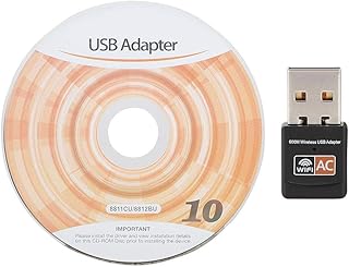 Dual Band 802.11AC 600M Wireless Network Card + CD, USB WiFi Wireless Internet Adapter Built-in PCB Antenna 100m / 109.4yd Desktop PC Connecter Wireless - 2.4G (150 Mbps) / 5G (433 Mbps)