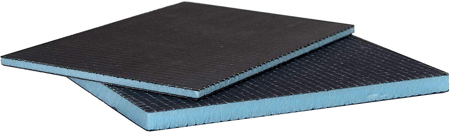 Nassboards Tile Backer Boards Pack of 10-6mm, 10mm, 12mm or 20mm Available - Perfect for Insulation, Construction, Lightweight Easy Install, Economic and Efficient (Pack of 10 Boards 20mm Thick)