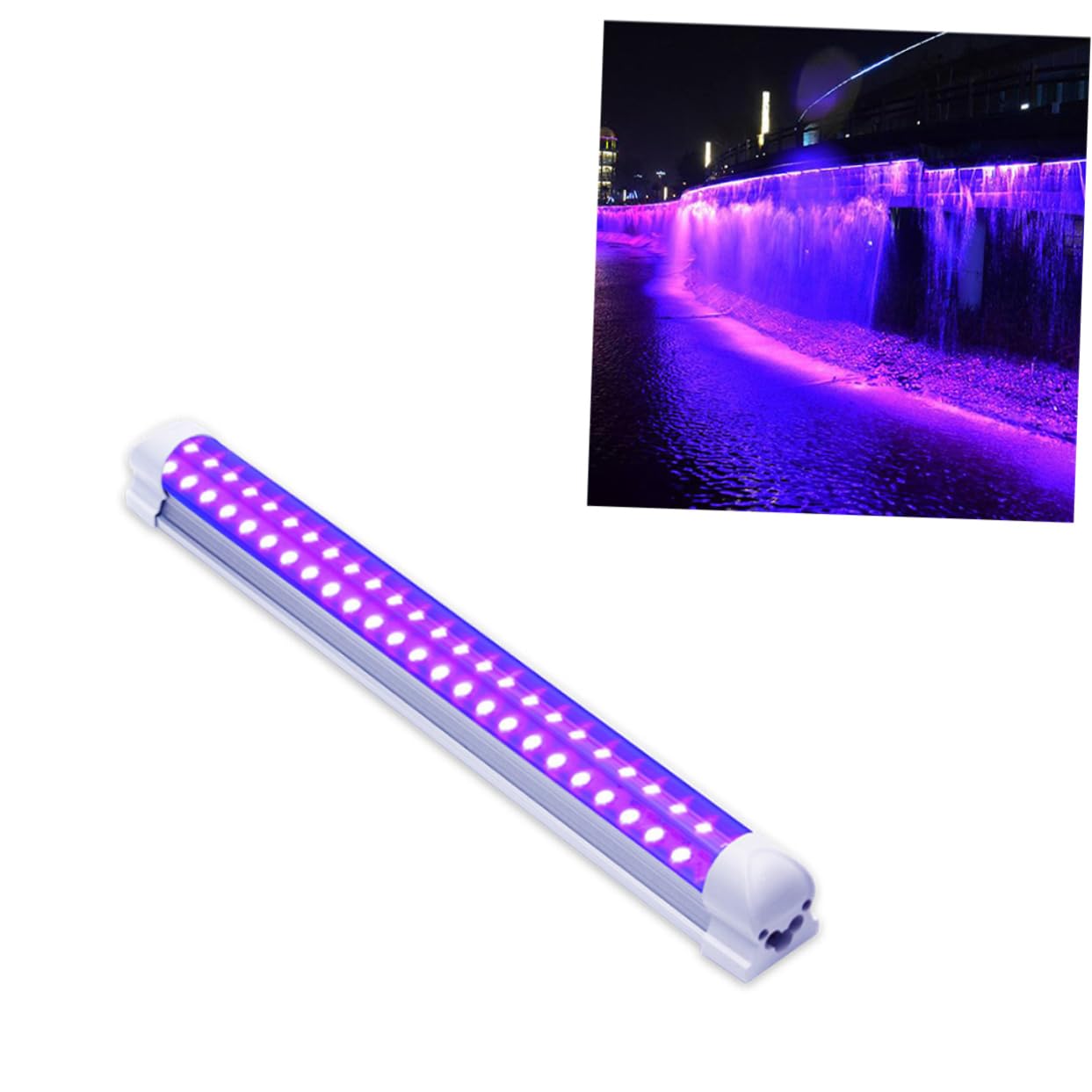 TOPBATHY Led-röhrenlicht Uv-Schwarzlicht Für Ktv-bar Und Party Energiesparend Und Langlebig Einfach Anzubringen Geeignet Für Schlafzimmer Und