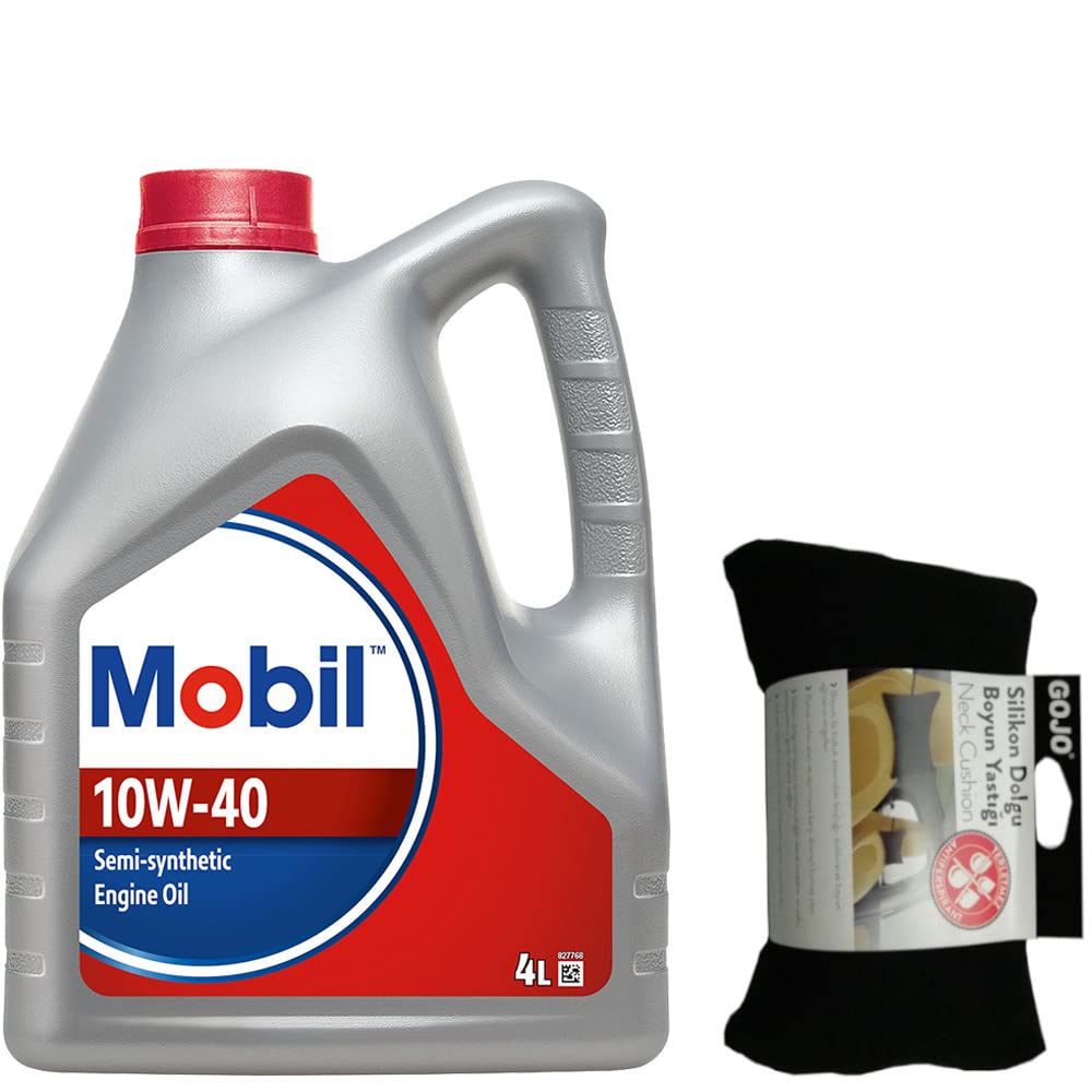Mobil 10W40 Motor Yağı 4 L + 00216 Gojo Silikon Dolgu Boyun Yastığı