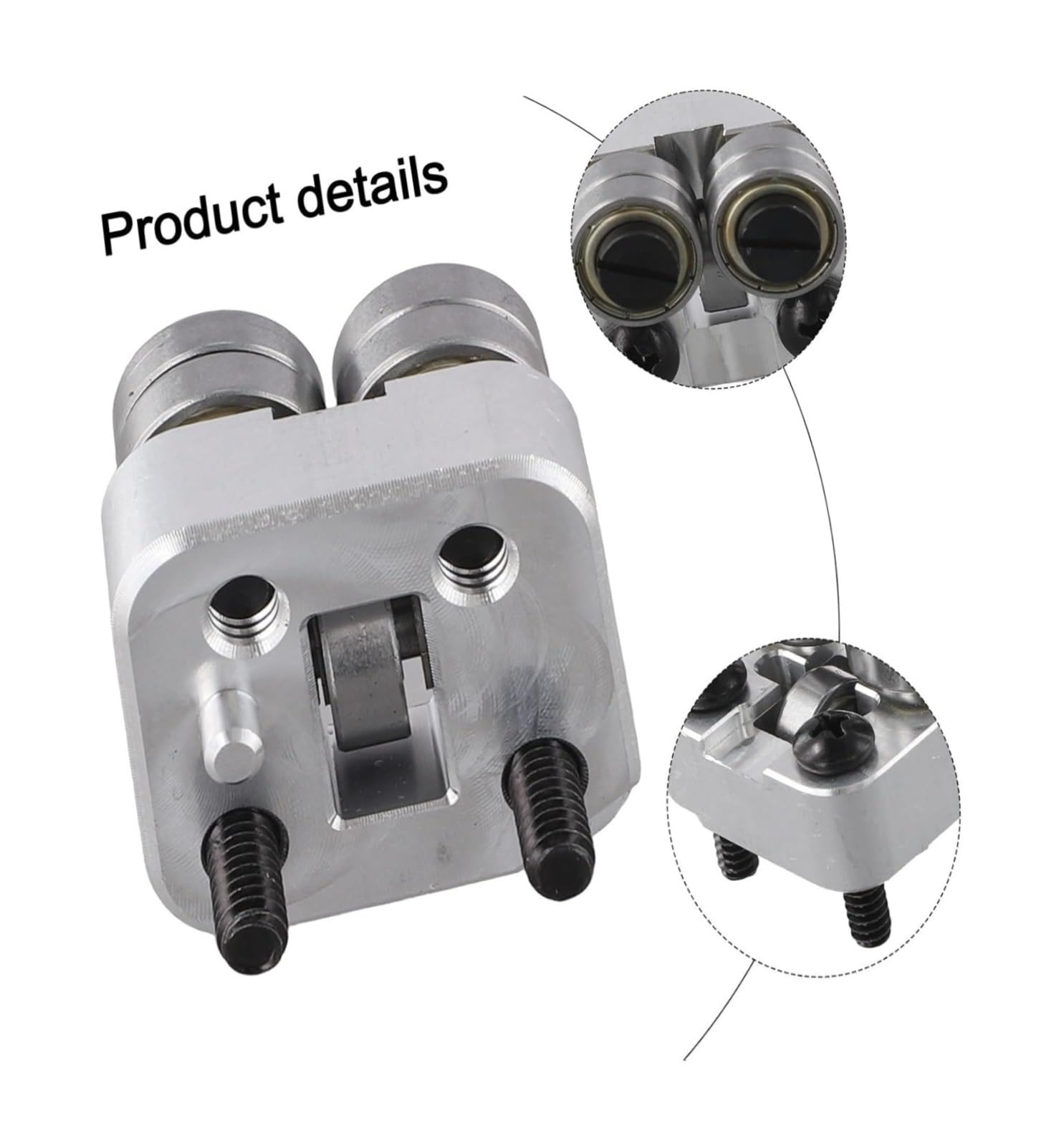 Heavy Duty Band Saw Guide Roller Kit 42-28-0025 Metal Silver