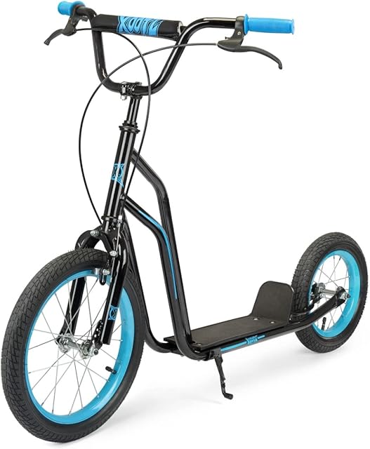 Xootz Kids BMX Scooter, for Beginner and Intermediate Riders, Blue