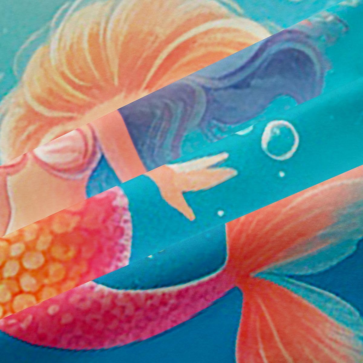 Homemissing tende oscuranti a sirena tende oscuranti con stelle marine corallo per camera da letto soggiorno decorazione creatura marina sfumature termoisolanti trattamenti per finestre a tema oceano