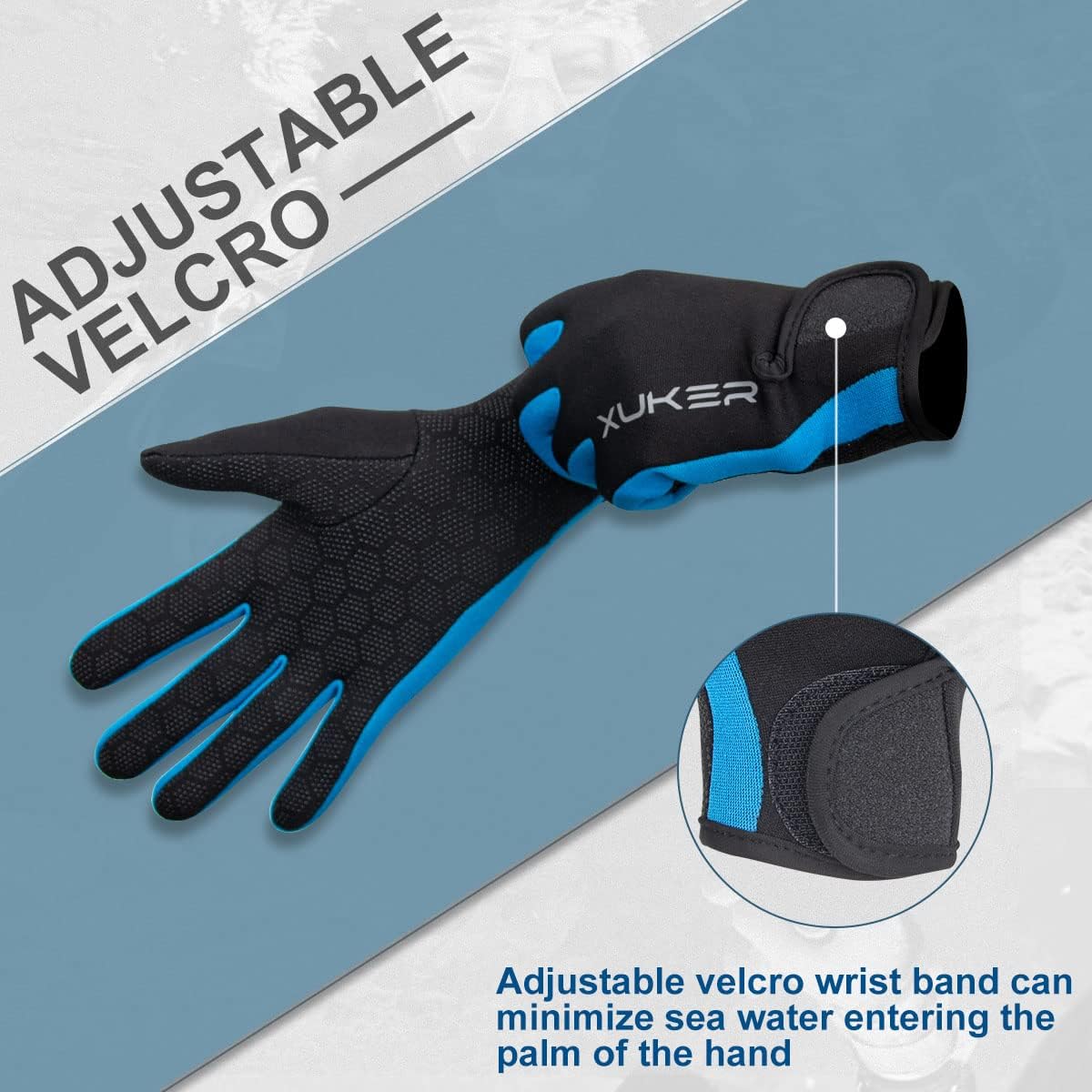 XUKER Neoprene Glove,Wetsuit Gloves 1.5mm & 2mm for Scuba Diving Snorkeling Paddling Surfing Kayaking Canoeing Spearfishing Skiing and Other Water Sports : Sports & Outdoors