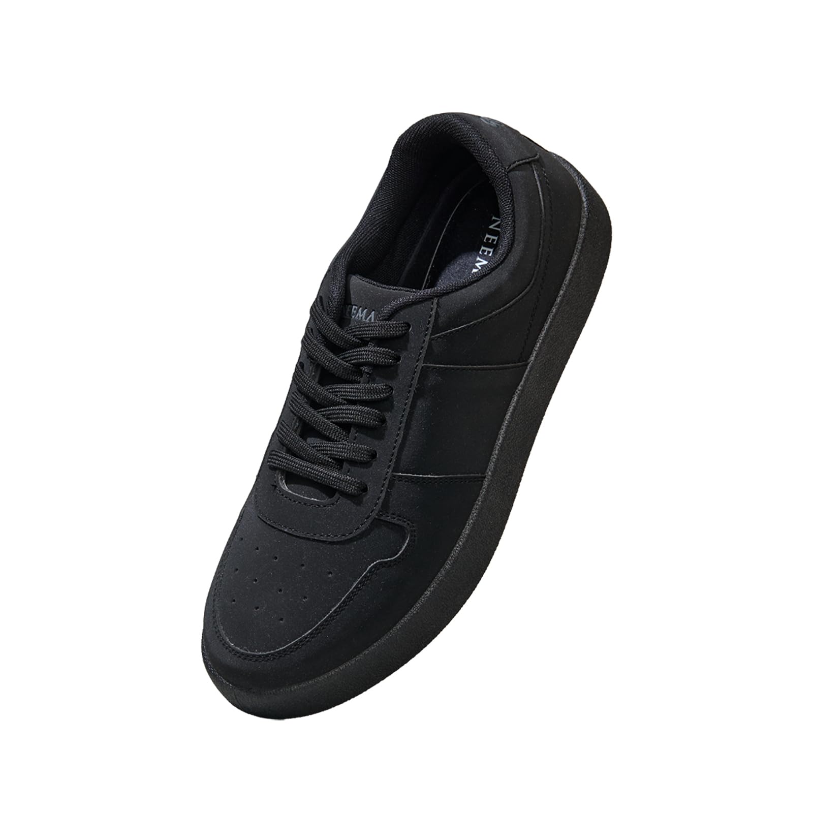 neeman's Men’s Mono Court Sneakers | Lightweight Synthetic Casual Shoes with Cushioned EVA Sole | Flexible Walking & Everyday Comfort Sneakers-picture-24