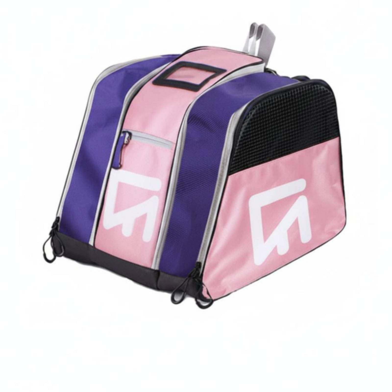 Borsa Porta Pattini Ghiaccio Doppi Spallacci Borsa da Pattinaggio con Tracolla Grande Capacità Accessorio Sportivo per Allenamento, Gara
