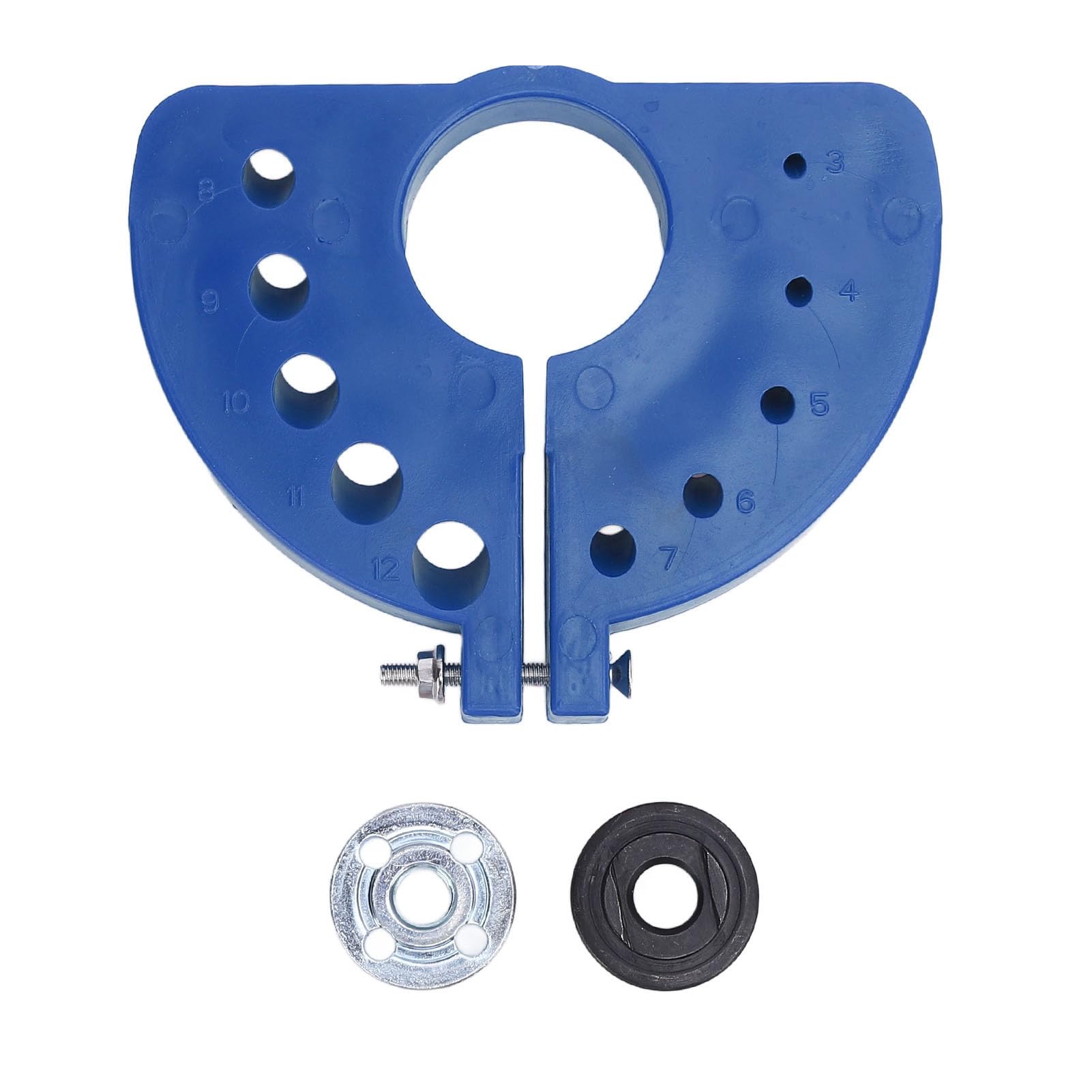 Angle Grinder Drill Bit Sharpener Attachment, Drill Bit Grinding Attachment, Portable Angle Grinder Sharpener Tool for All Bits, Electric Tool for (Blue)