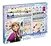 Produktbild Frozen XXL-Kreativ-Box  300-teiliges Bastel-Set mit Stickerbögen, Wachsmalstiften, Ausmalbuch, Wassermalfarben, Stempel, Strass-Sticker und Ausmalbuch mit Anna & Elsa