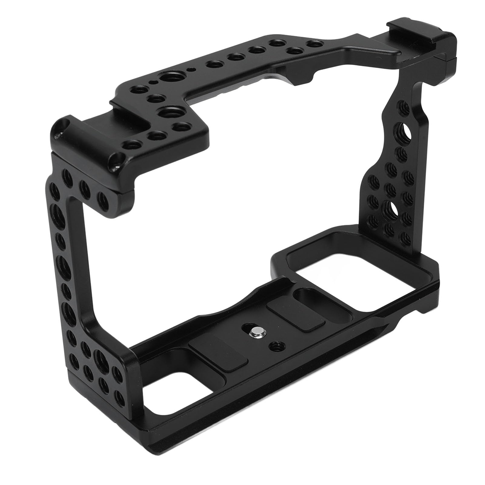Generic Gabbia per Fotocamera per Produzione Video per A7M3 A7R3 Piastra a Sgancio Rapido Scivolo Scorrevole Rig per Fotocamera per Creatori di Contenuti In Lega di Alluminio
