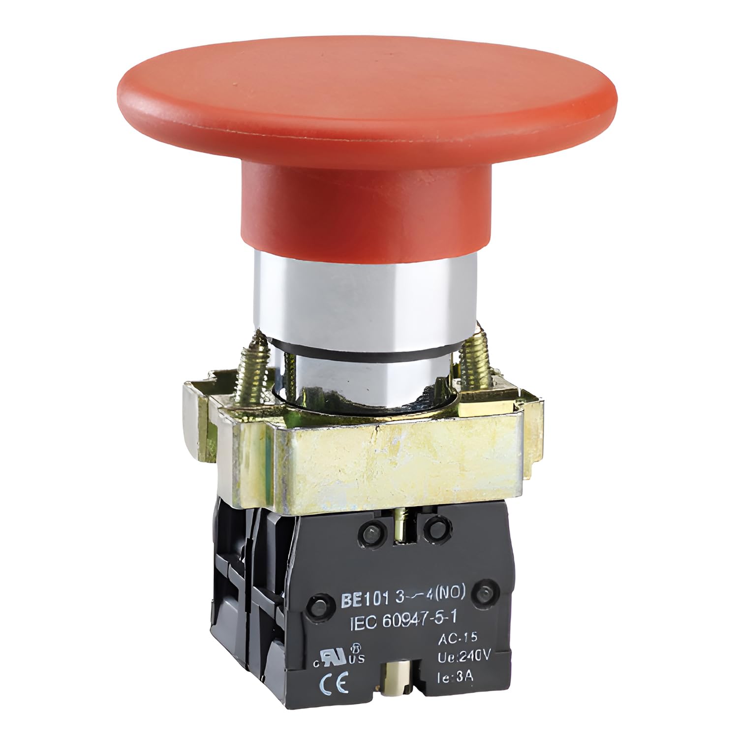 Pushbutton Non-Illuminated, Ex9PB, Momentary Flush, Green, 1NO+1NC 1200026 Ex9PBA35