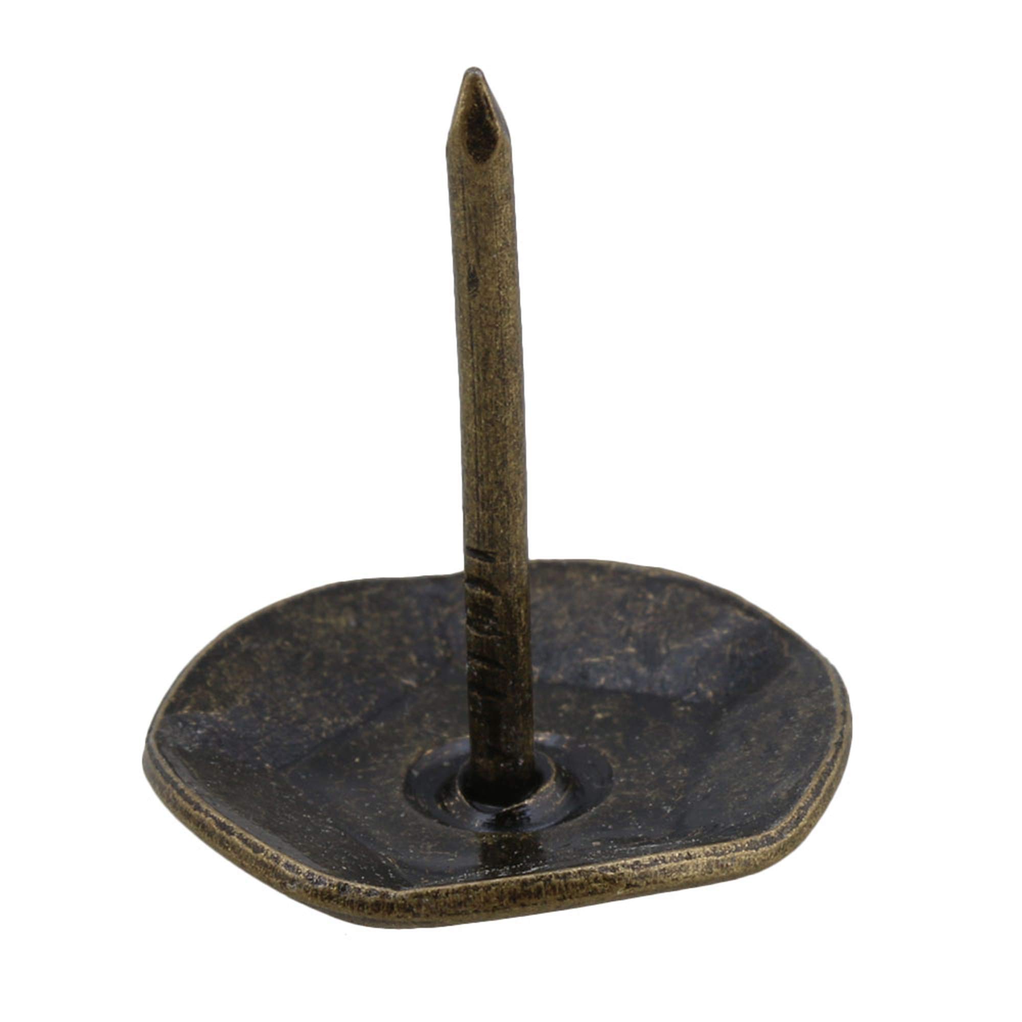Yibuy Lot de 50 clous décoratifs en bronze 23 x 20 mm