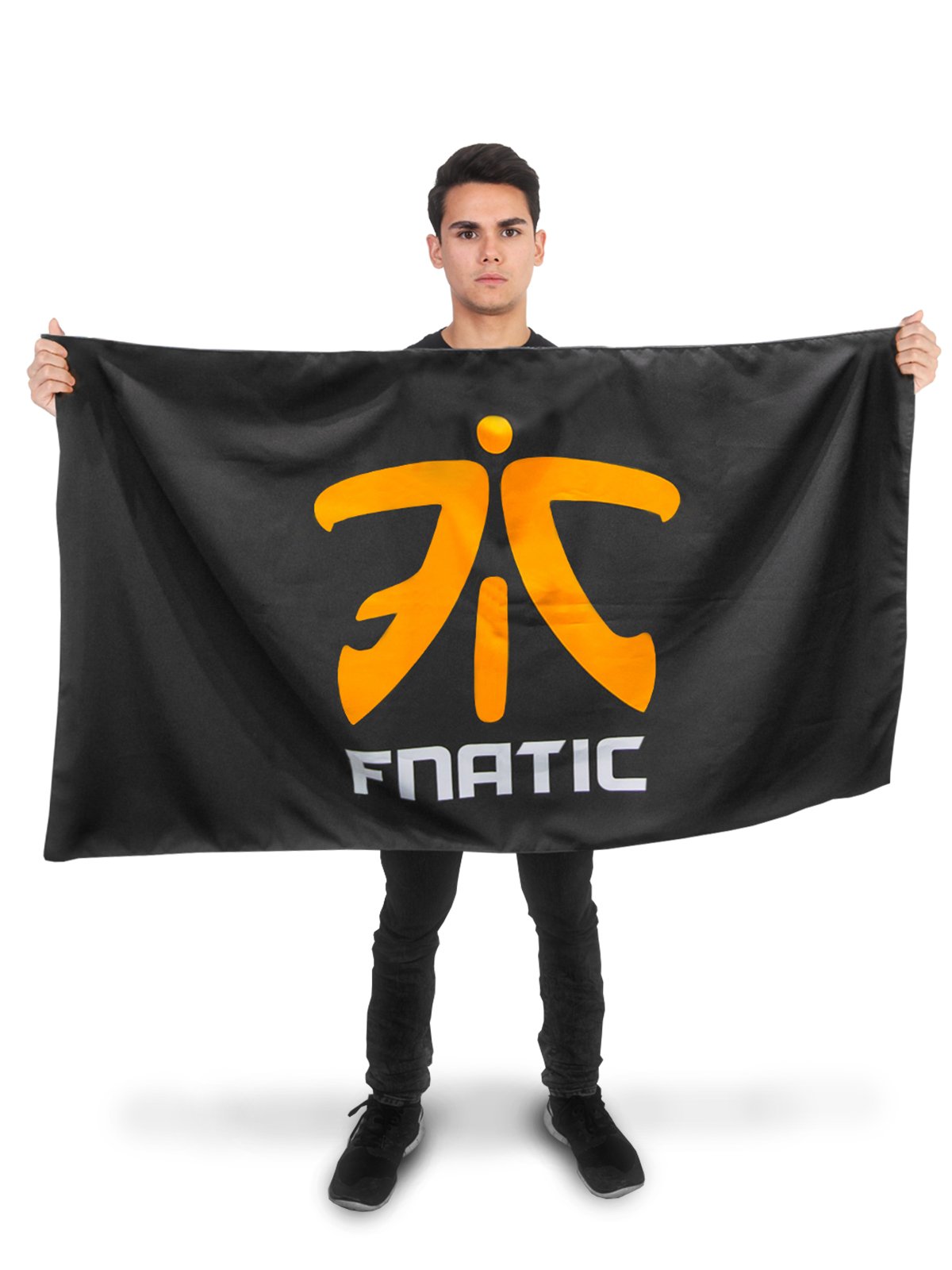 Fnatic Supporters Banner, Negro - 150cm x 90cm