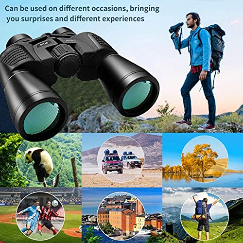 Fernglas für Erwachsene, 20 x 50, HD, professionell/wasserdicht, beschlagsicher, mit Nachtsicht bei schlechten… – Bild 7