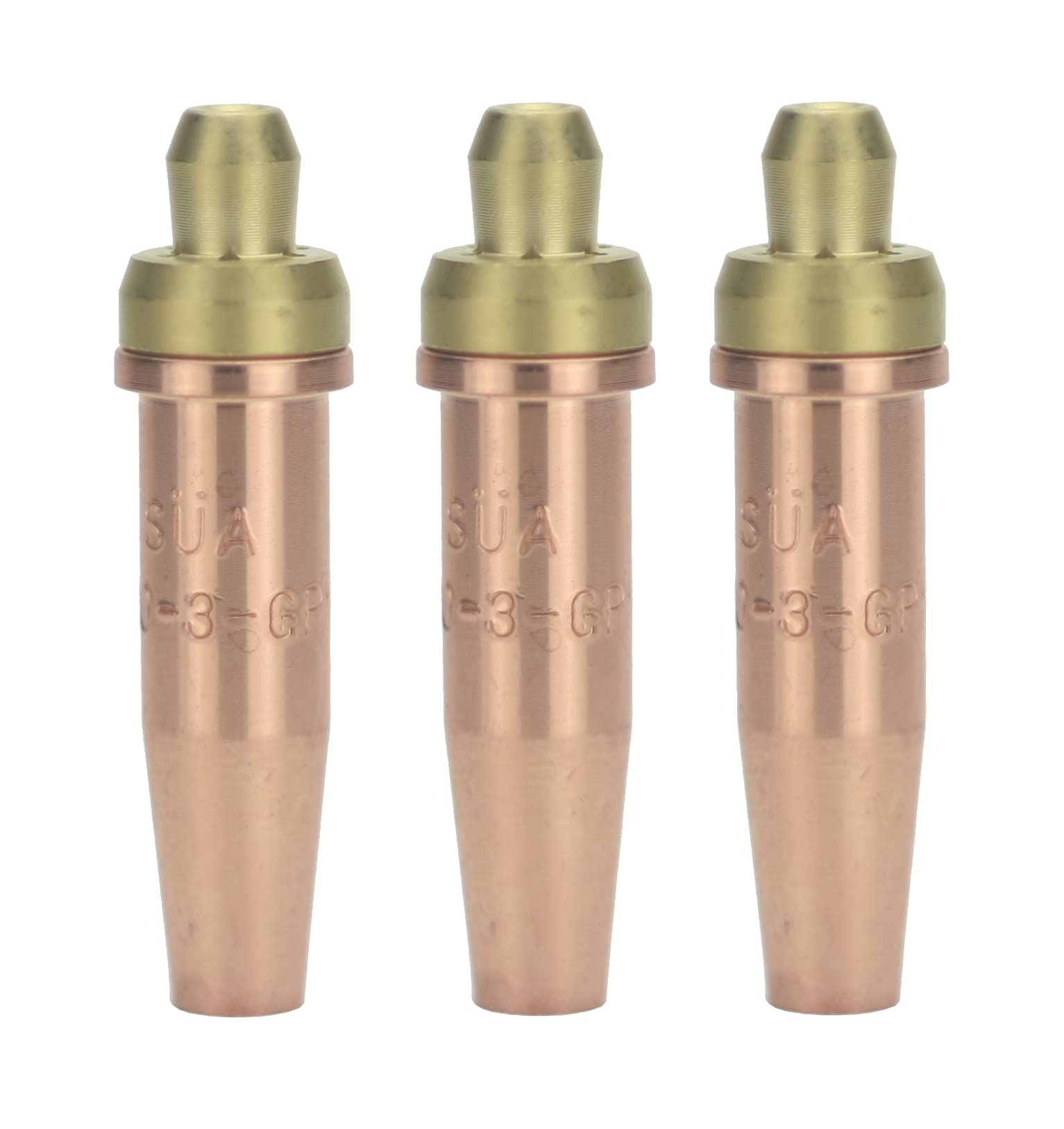 SÜA® - (3 PACK) SÜA® - 3-GPN Propane Cutting Tip - Compatible with Victor Torches. Sizes: 4, 5, and 6 (SMALL TIP SERIES)