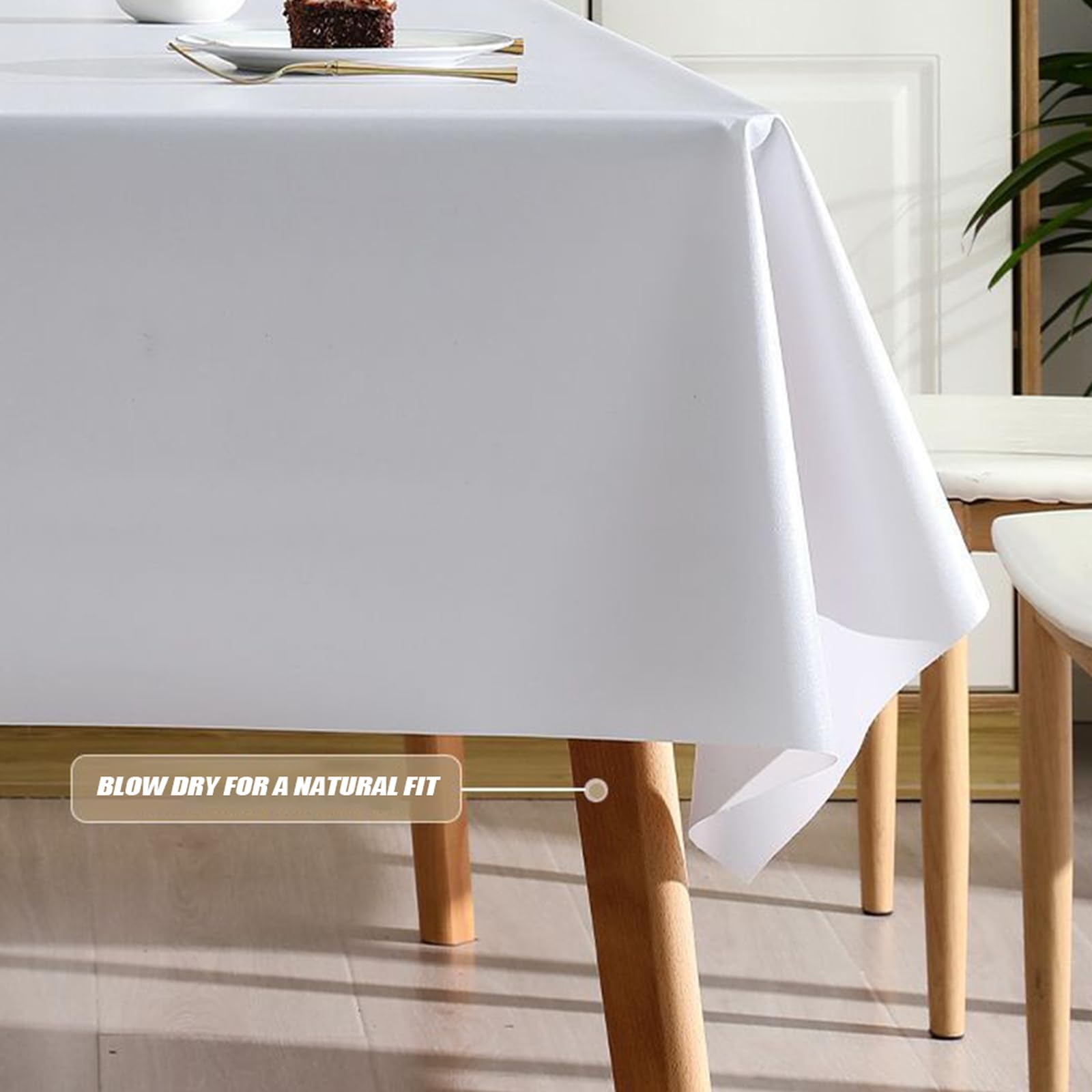 Tischdecke 140 x 220 cm wasserdichte Tischdecken PVC Tischtuch Geeignet für Küche Dekoration