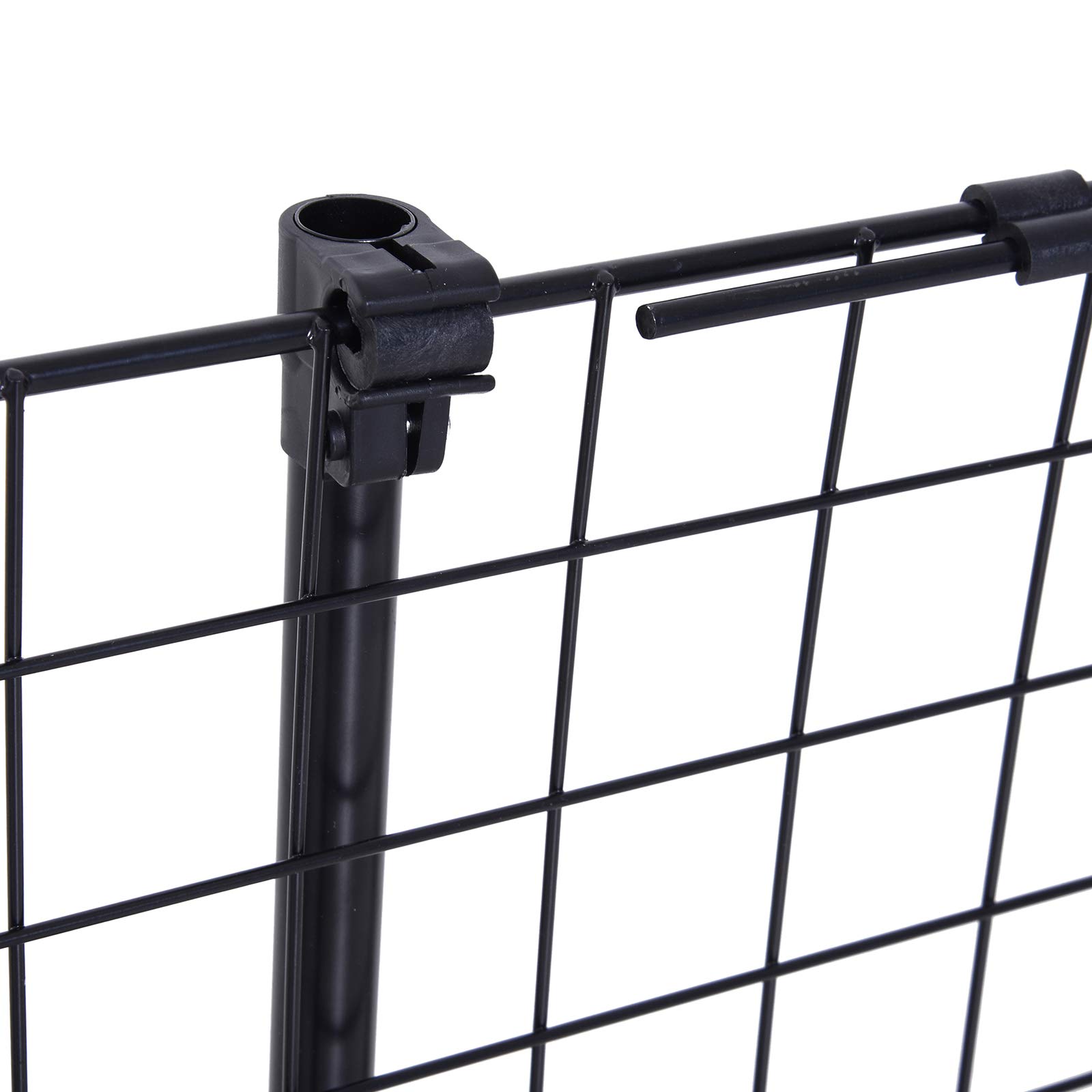 PawHut Barrière de séparation de protection pour chien, réglable, 91-145 x 30 cm